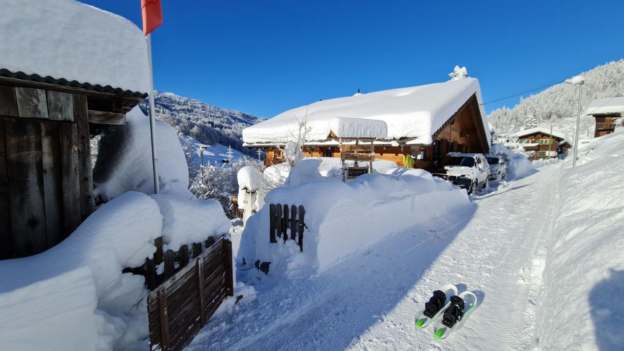 Ferienhaus & Ferienwohnung Winay Wayna Gotschna Blick Klosters Exterior foto