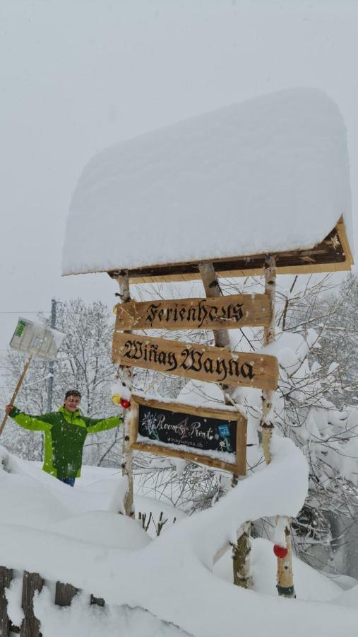 Ferienhaus & Ferienwohnung Winay Wayna Gotschna Blick Klosters Exterior foto